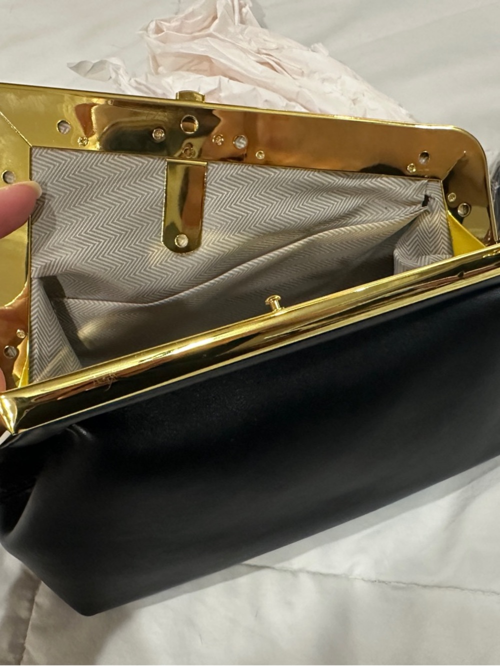 Fendi First small Nappa leather clutch - Picture 5 of 8